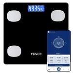 Venus EPS 6399 BMI Weight Scale & Body Fat Analyzer with IOS/Android App Sync,25+ Essential Composition Metrics