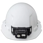 Venus H-7010 Safety Helmet with LED Headlamp, EAS Fit Ratchet with Adjustable Chin Strap