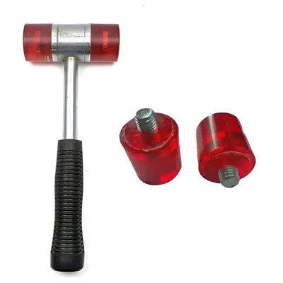 Taparia 40 mm Soft Faced Mallet Hammer With 2 Extra Spare Mallet