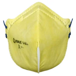 Venus Pack of 500 V-44+ Industrial Dust Mask, Yellow Color, Headloop, ISI Approved, 110498001