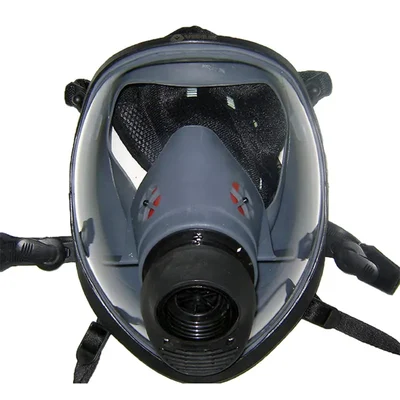Venus V-777 Reusable Silicone Full Face Mask: fits V-7700 single gas filters or SA/PAPR breathing tubes.