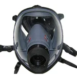 Venus V-777 Reusable Silicone Full Face Mask: fits V-7700 single gas filters or SA/PAPR breathing tubes.