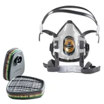 Venus Combo Pack of V-900 Half Face Respirator Mask with V-7900 Dual Filters