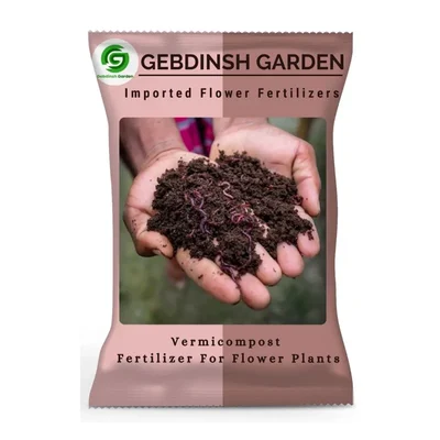 GEBDINSH Vermicompost Powder 5 KG Plant Fertilizer for Organic Garden Soil Nutrient Rich Natural Bio Conditioner