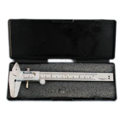 COMETEK Stainless Steel 125mm Vernier Caliper with Dual Metric Scale for High Accuracy Industrial & Lab Measurement