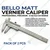 Bello 2 pcs SS Vernier Caliper 0-12.5 cm Measuring Range, Metallic for Measurement of Objects & Depths