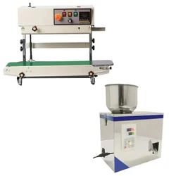 Combo of MS Vertical Band Sealer and SS Granule Filler Machine