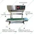 Mahalaxmi Stainless Steel Continuous Vertical Band Sealer Machine With Manual Stand (Economy Model)
