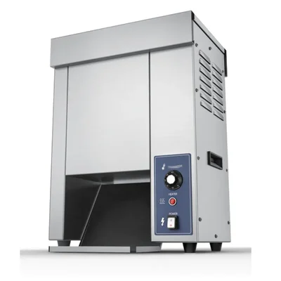 High Speed Commercial 2kW Vertical Contact Toaster, For Toasting a Large Quantity of Buns, Bagels, Bread Products