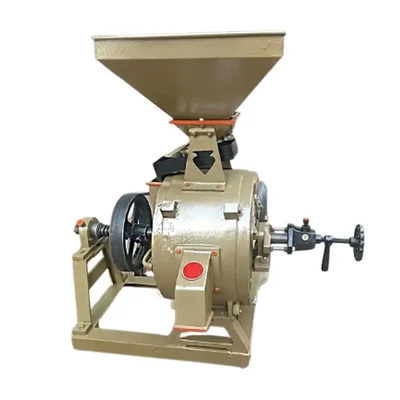Vertical 18 inch Flour Mill with 10HP Three Phase Copper Winding Motor, 1440 RPM and 140-160 kg Grinding Capacity