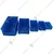 Avsar FPO Bins 5 to 45 with Verticle & Horizontal Partition, Blue Colour - Pack of 5 pcs - (1 pc each Size)