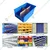 Avsar FPO Bins 5 to 45 with Verticle & Horizontal Partition, Blue Colour - Pack of 5 pcs - (1 pc each Size)