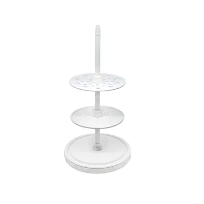 ConXport Vertical Laboratory Pipette Holder Stand, 28 Pipette Capacity, Autoclavable Polypropylene for Laboratory 