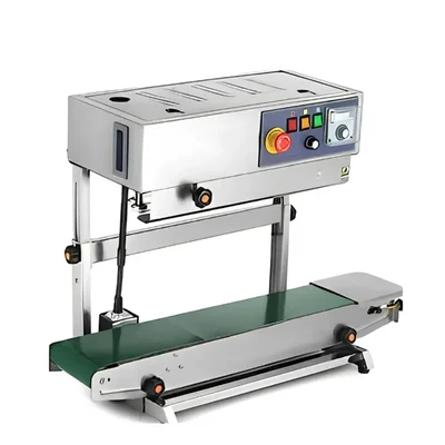  Heavy Duty SS Automatic Continuous Vertical Band Sealer With Stand