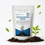 Pioneer Agro Trichoderma Viride Bio Fungicide 1 Kg Pack High Organic Powder for Controlling Fungal Diseases