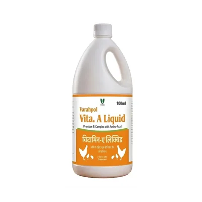 VarahVet VH A Liquid - High Potency Vitamin A Formula for Growth & Vision(Pack-100ml)
