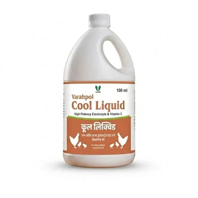 VarahVet VH Cool Liquid - Anti-Heat Stress & Electrolyte Balance Supplement(Pack-100ml)