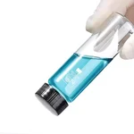 Bello 30pcs Clear Glass Vials Culture 50ml Tubes with PE Stopper, Leak-Proof Bottles for Oils, Liquids, Pills