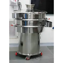 Tools Buying 0.5HP Vibro Sifter Machine 24 Inch Screen, Stainless Steel Body With 100 to 150 Kg/hr Capacity
