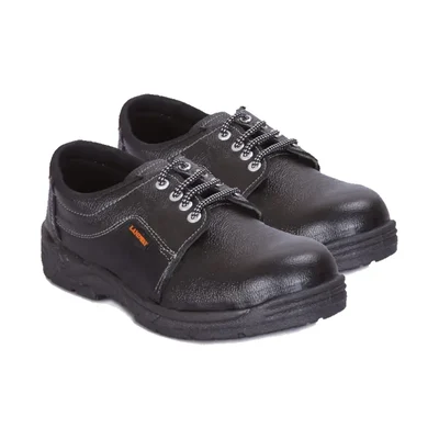 Landway Leather Men Industrial Safety Shoes With Steel Toe(Size-6)
