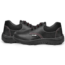 Gravitech New Gen Wind Safety Shoes – Steel Toe, Full Grain Leather, Anti-Skid PU Sole, Antibacterial Lining(Size-6)