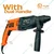 VOLTZ 26 mm 1300 Watt Rotary Hammer Drill with Forward/Reverse Function & Accessories, 950 RPM (VZ-RH26)