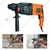 VOLTZ 26 mm 1300 Watt Rotary Hammer Drill with Forward/Reverse Function & Accessories, 950 RPM (VZ-RH26)