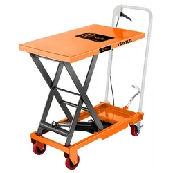 Voltz(VZ-HT-150) 150 Kg Capacity 720mm Max Height Manual Hydraulic Scissor Lift Trolley Table