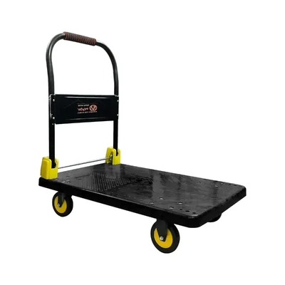 VOLTZ VZ-VHT 200 kg Steel Platform Trolley With 360 Degree Swivel Wheels For Easy Storage