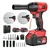 VOLTZ 1/2 Inch 21V Lithium-Ion Cordless Impact Wrench with Battery, Charger & Accessories (VZ-IW21)