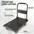 VOLTZ VZ-VHT 400 kg Steel Platform Trolley With 360 Degree Swivel Wheels For Easy Storage