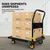 VOLTZ VZ-VHT 400 kg Steel Platform Trolley With 360 Degree Swivel Wheels For Easy Storage