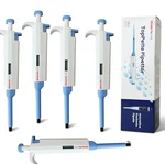SBT Instruments 5Pcs Dragon Laboratory Variable Volume Micropipette 100–1000 μl, with Accessories for Research Labs