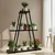 Heavy Duty 3-Tier Metal Pots Stand, Elegant & Decorative Floor-Mounted Plant Holder, Rust Free For Indoor & Outdoor(Color-White)
