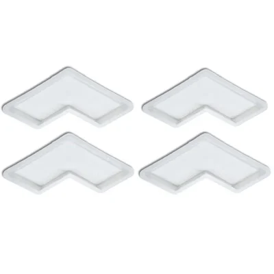 RK Plastic Pack Of 4 V-Shape Interlocking Paver Mould for Outdoor Flooring & Garden
