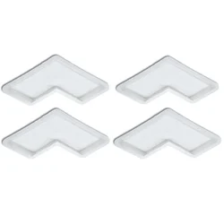 RK Plastic Pack Of 4 V-Shape  Interlocking Paver Mould for Outdoor Flooring & Garden