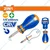 Wadfow WSS45M1 2 In 1 Screwdriver Set Pack of 5