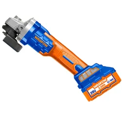 Wadfow 100 mm 20V Li-Ion Cordless Angle Grinder With Battery, Charger & Metal Cutting Disc (WLAP5212)
