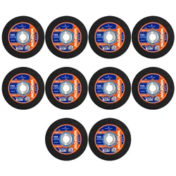 Wadfow 105 mm (4 inch) Abrasive Metal Cutting Disc (WAC1341)(Pack-10 Pcs)