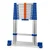 Wadfow WLD5H10 10 Steps Aluminium Telescopic Ladder, 150 kg Load Capacity
