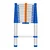 Wadfow WLD5H12 12 Steps Aluminium Telescopic Ladder, 150 kg Load Capacity