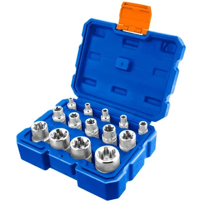 Wadfow 14 Pieces E Type Socket Set (WST3D14)