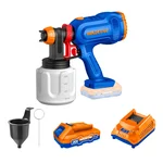 Wadfow 20V 800 ml Cordless Spray Gun With Battery, Charger & Accessories (WSU30662)