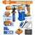 Wadfow 28mm 20V Cordless BL Multiple Operating Modes Rotary Hammer With Battery-Charger & Accessories (WLM1B283)