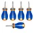 Wadfow WSS45M1 2 In 1 Screwdriver Set Pack of 5