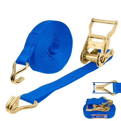 Wadfow 2 Ton 10 meters Ratchet Sraps, With ratchet and Double J Hooks (WRT13210)