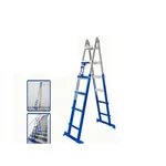 Wadfow WLD7H16 4 x 4 Steps Multi-purpose Steel & Aluminium Ladder, 150 kg Load Capacity
