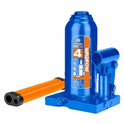 Wadfow 4 Ton Hydraulic Bottle Jack With 60 mm Adjustable Height, 180 mm Lifting Height (WHJ1504)
