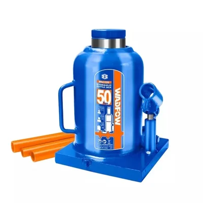 Wadfow 50 Ton Hydraulic Bottle Jack, 130 mm Max. Lifting Height (WHJ1550)