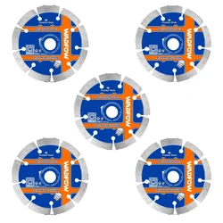 Wadfow 5 inch (125 mm) Dry Diamond Disc (WDC1K03) - Pack of 5
